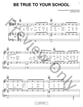 Be True to Your School piano sheet music cover